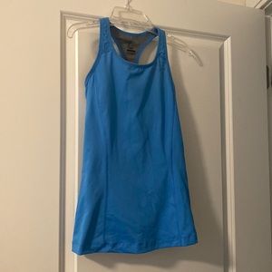 Blue Nike work out too